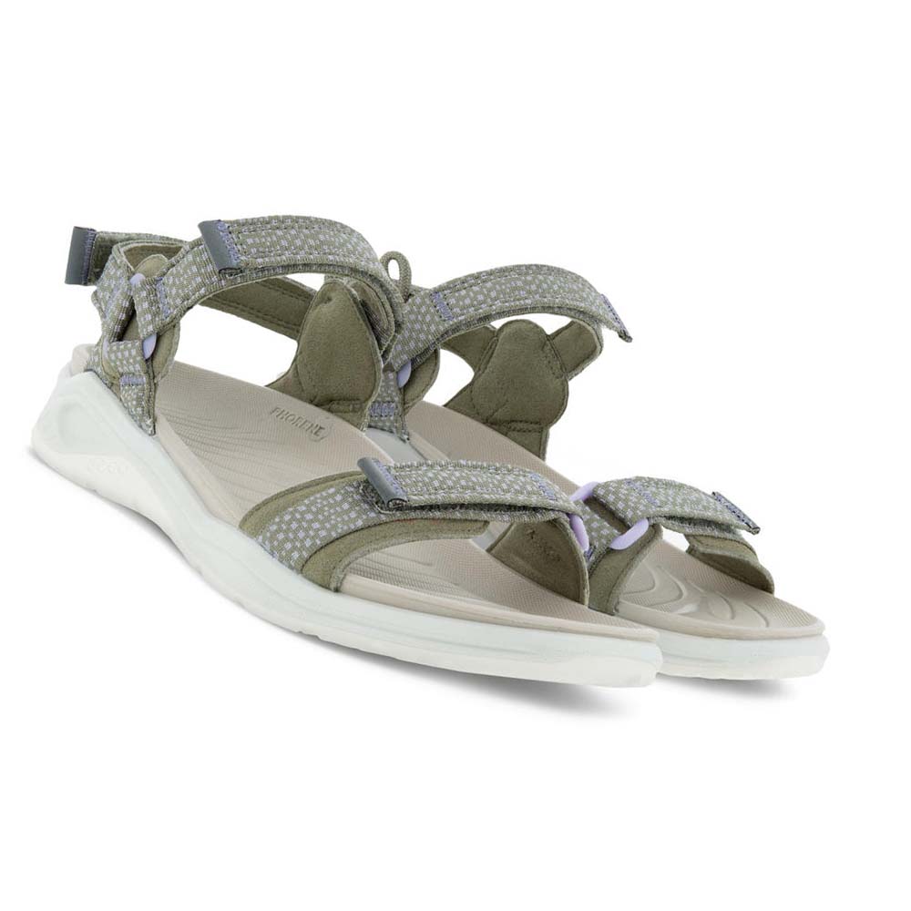 Women's Ecco X-trinsic 3s Waters Sandals Olive | Canada 195MQZ